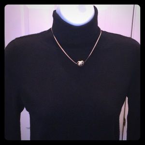 Goldtone Ball Necklace